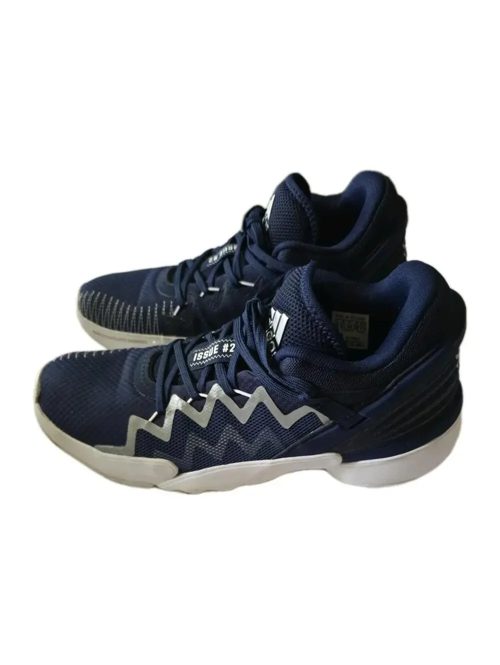 Adidas D.O.N. Issue #2 Collegiate Navy Basketball Shoes FW8516 Mens Size 10